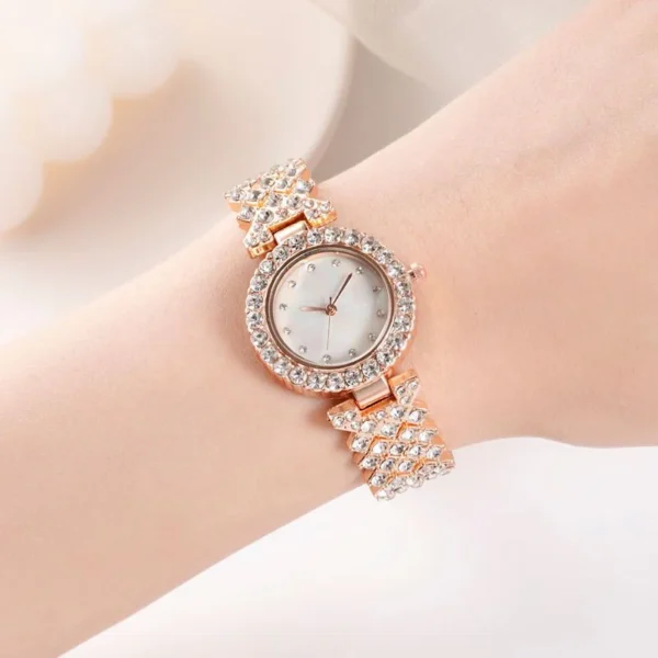 Fashion Simple Women's Quartz Watch Diamond Alloy - Image 5