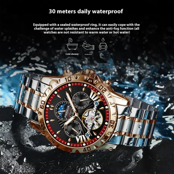 New Royal  Automatic Men's Mechanical Watch -Nayab Store - Image 3
