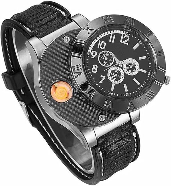 New Military USB Lighter Watch Men's -Nayaab Store - Image 4