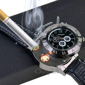 New Military USB Lighter Watch Men's -Nayaab Store