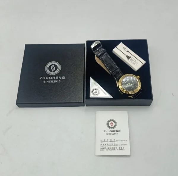 New Military USB Lighter Watch Men's -Nayaab Store - Image 2